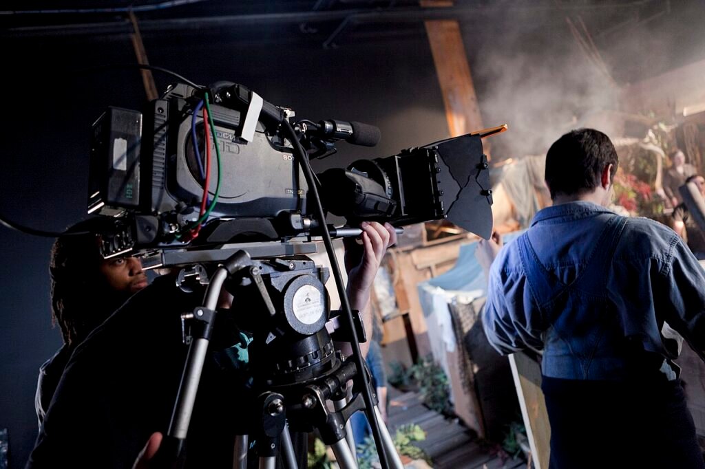 Film school production workspace