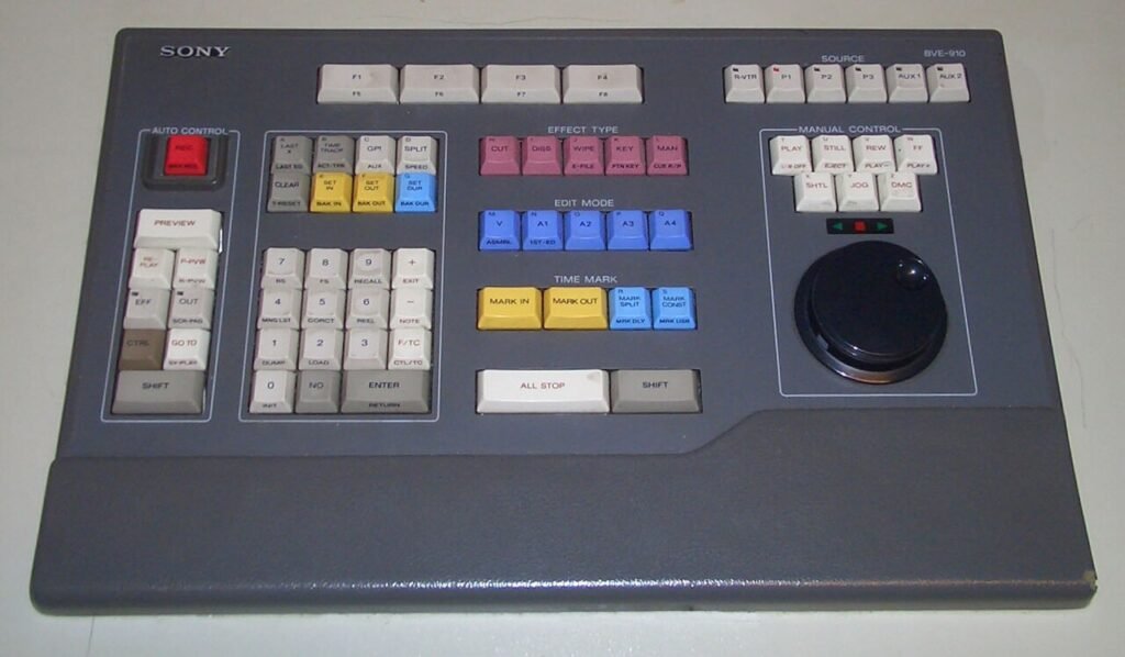 Video editing console